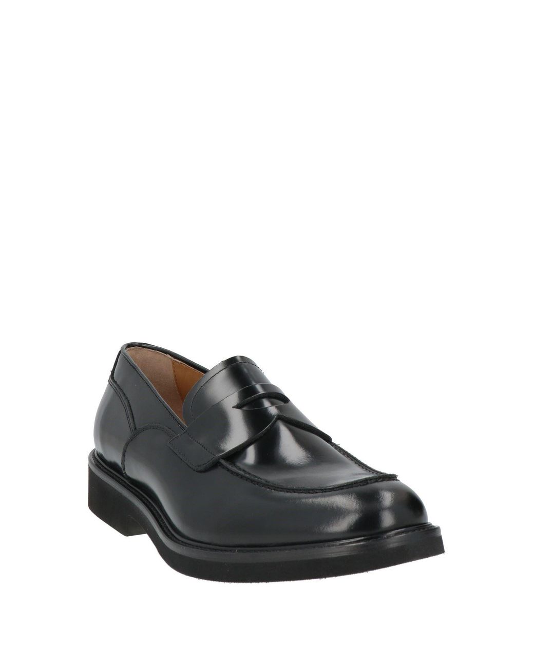 Testoni Black Loafers Calfskin for men