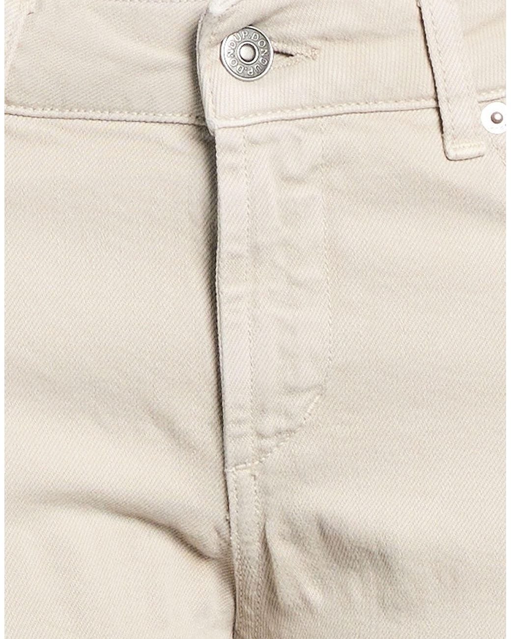 Dondup White Light Jeans Cotton, Elastane