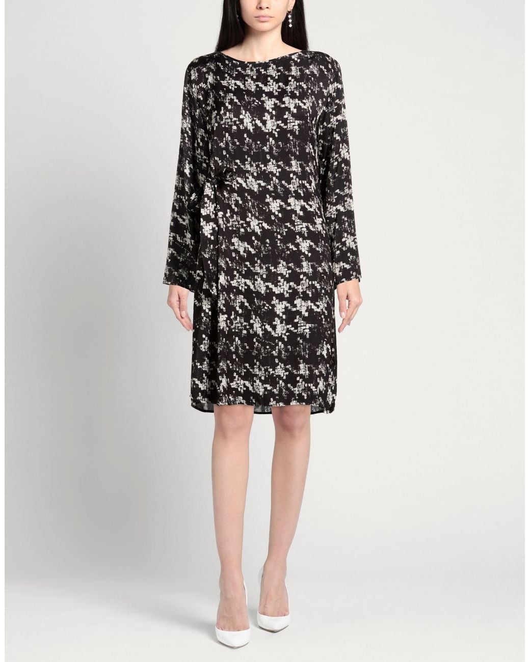 Manila Grace Black Mini Dresses