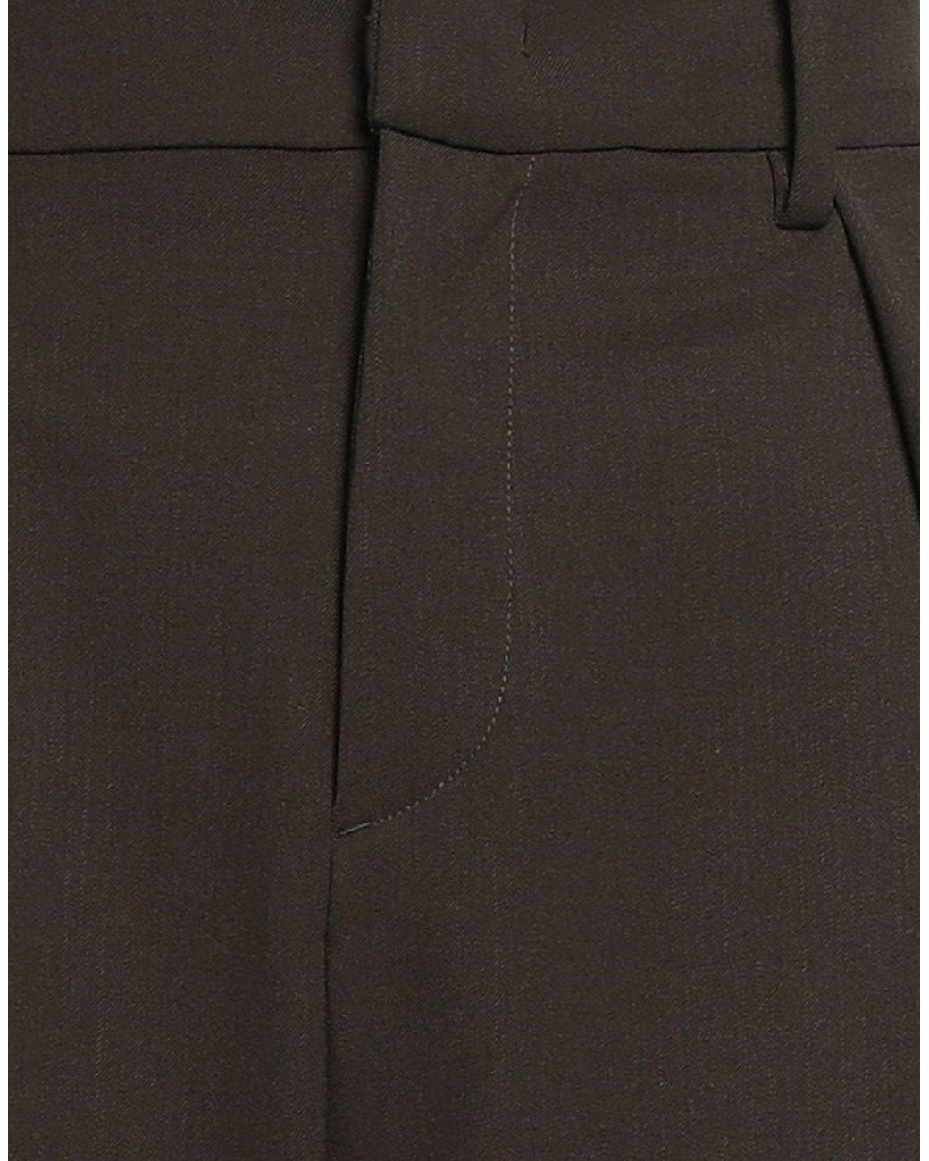 N°21 Black Military Pants Polyester, Wool, Elastane