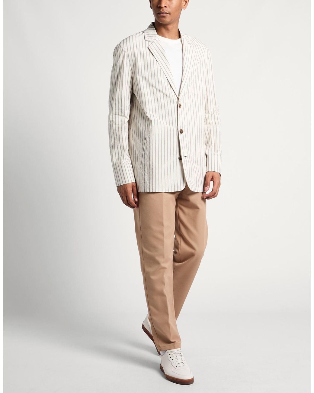 The Row White Blazer Cotton for men