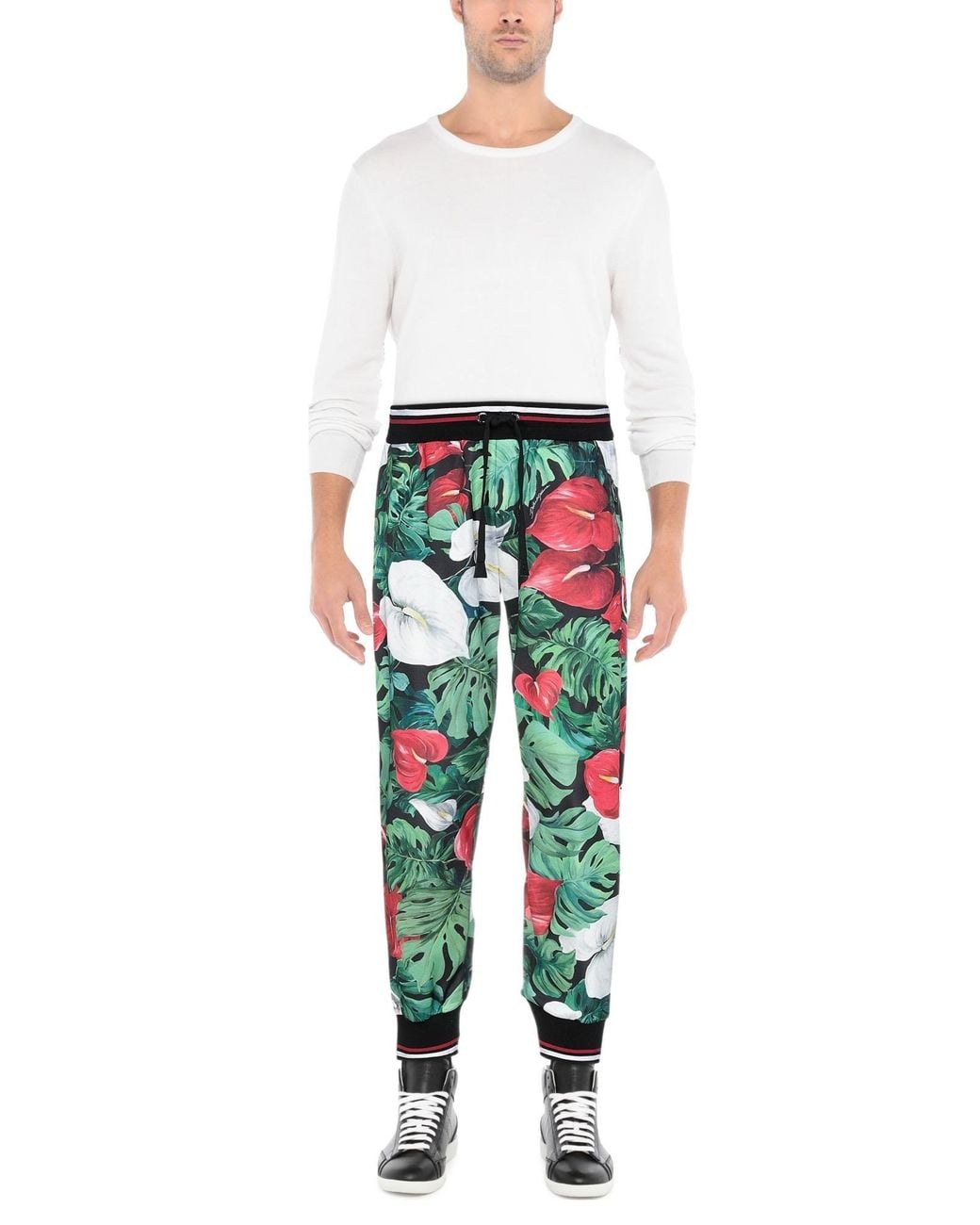 Dolce & Gabbana Green Trouser for men