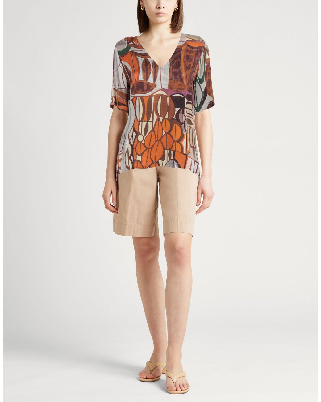 Brian Dales Orange Top Viscose