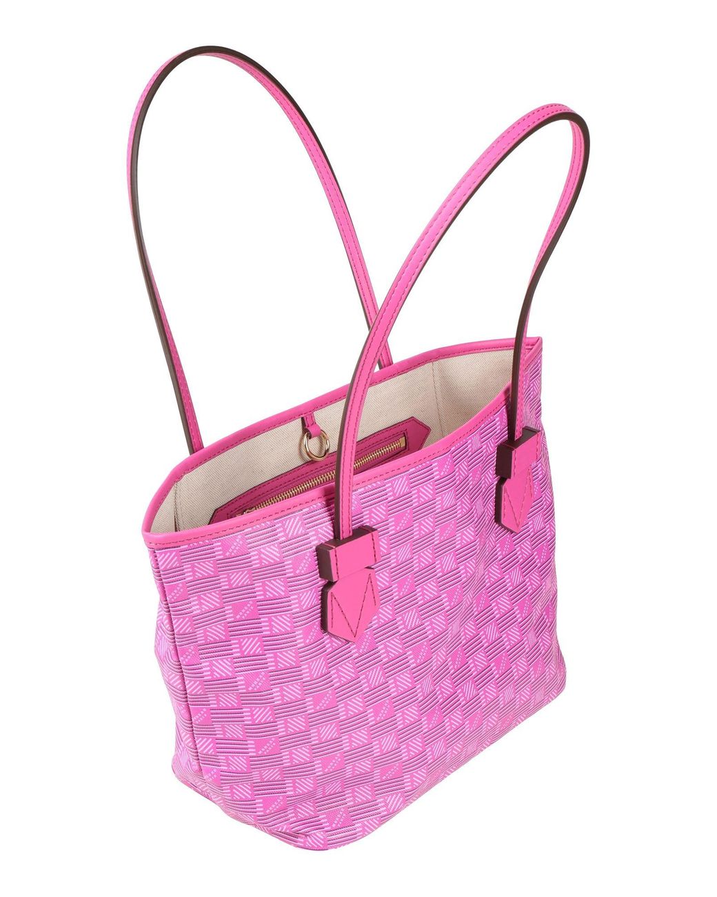 Moreau Paris Pink Saint Tropez Tote -- Handbag Textile Fibers