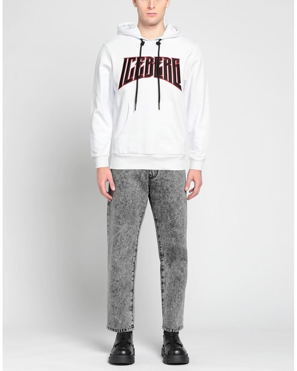 Iceberg White Sweatshirt for men
