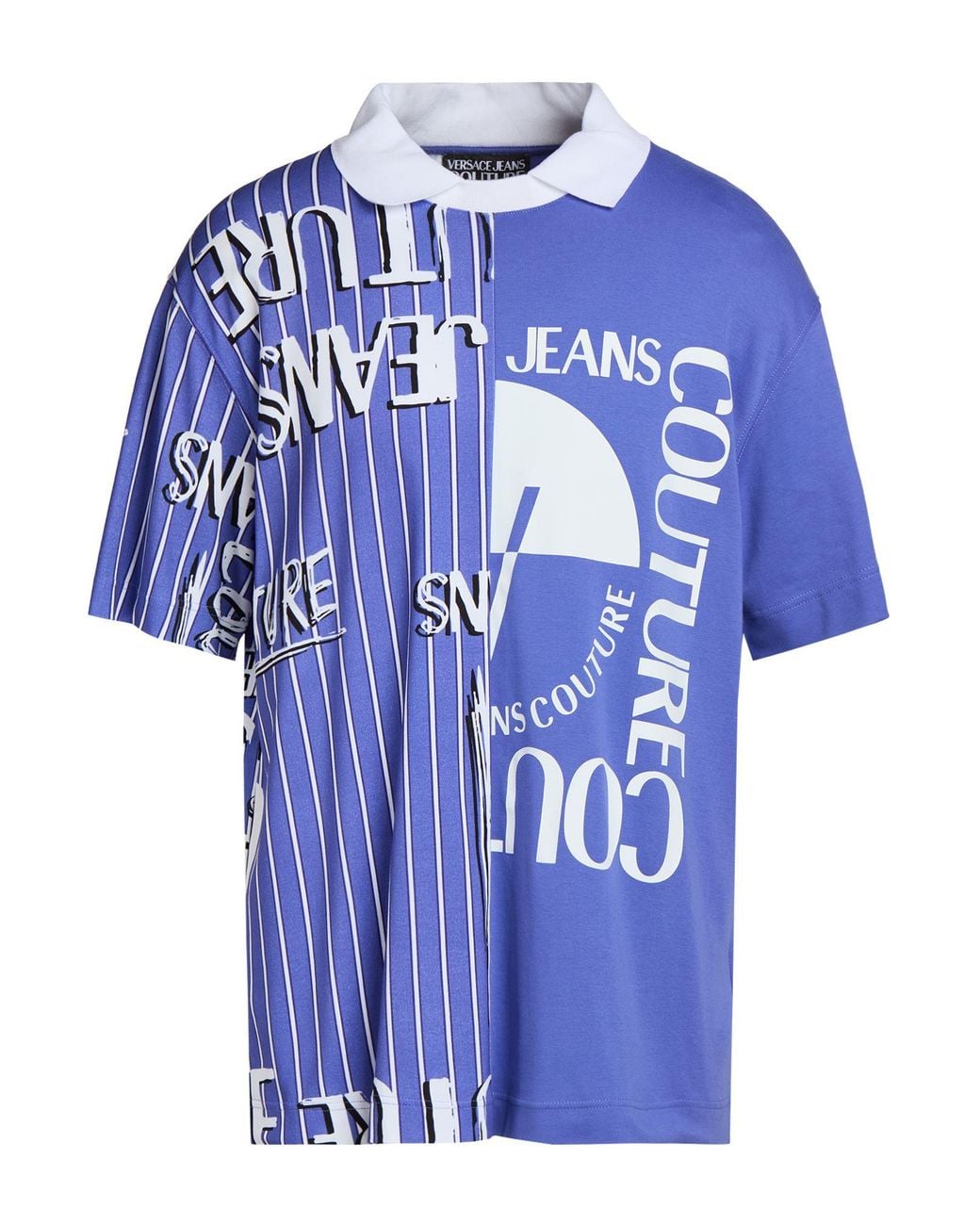 Versace Jeans Couture Blue T-Shirt Cotton for men