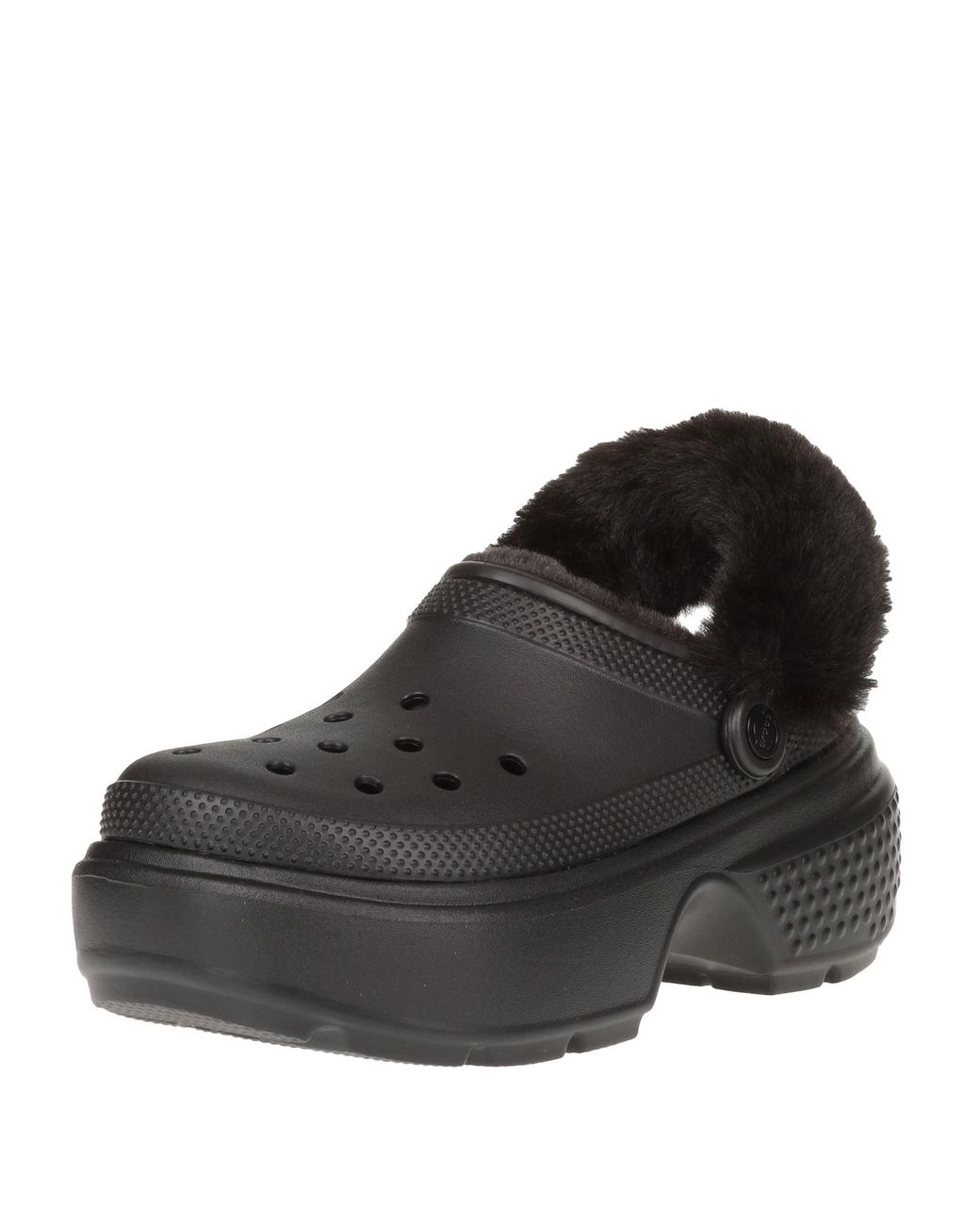 Stomp zoccolo foderato di CROCSTM in Black