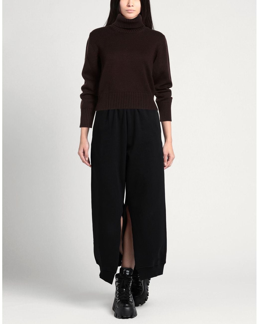 Alpha Studio Black Turtlenecks