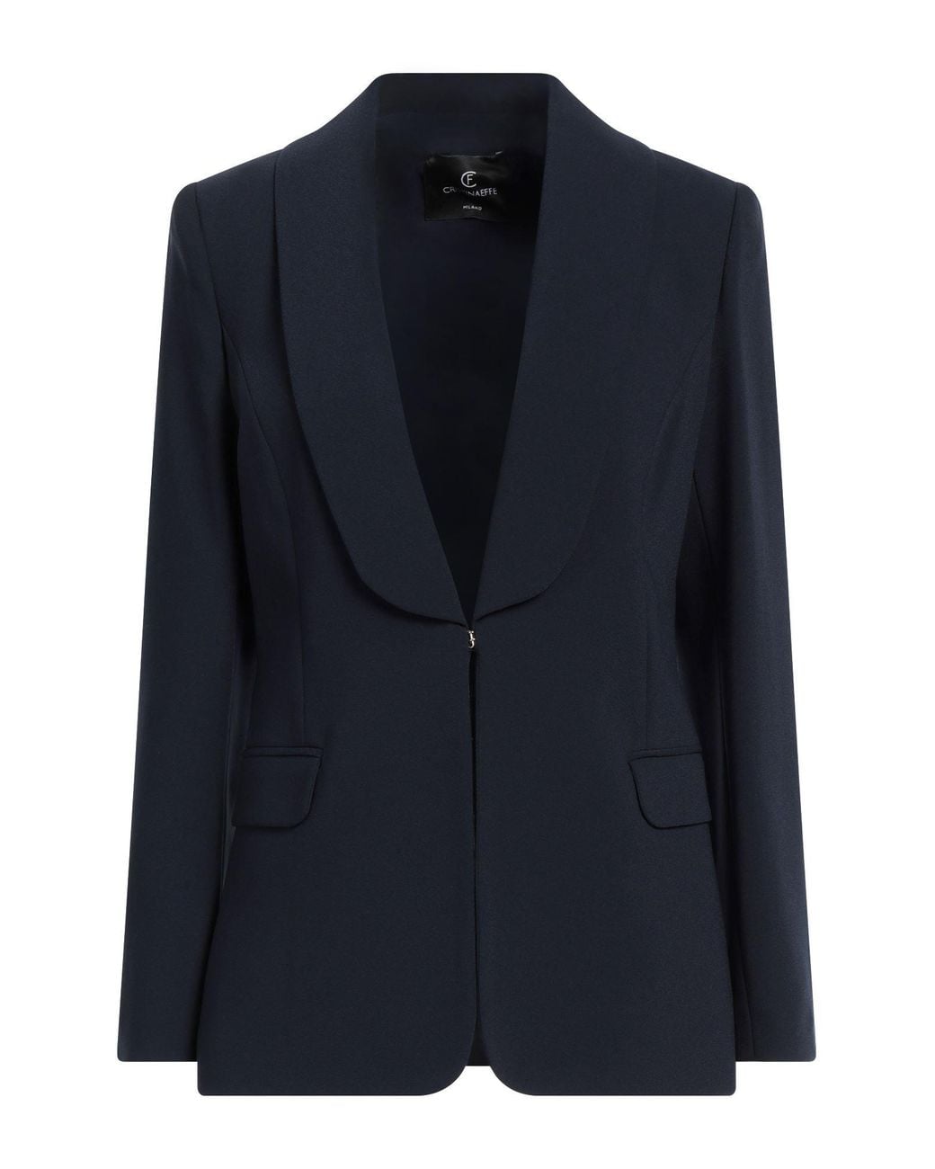 Cristinaeffe Blue Midnight Blazer Polyester