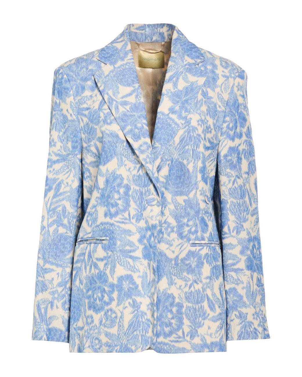 Momoní Blue Blazer Viscose, Polyester
