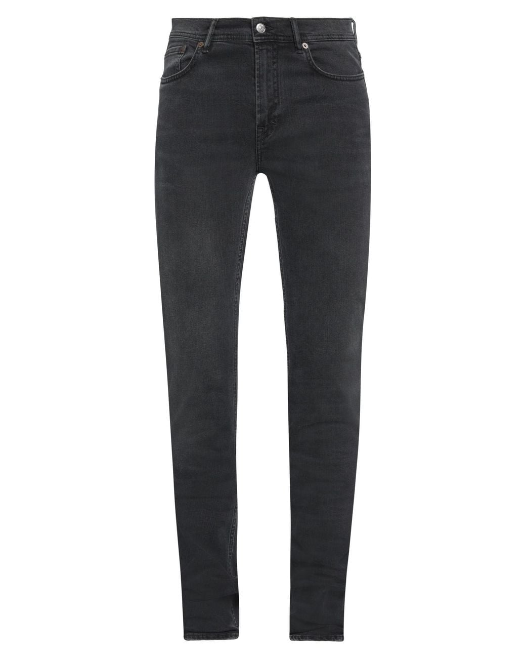 Acne Gray Jeans Cotton, Polyester, Elastane for men
