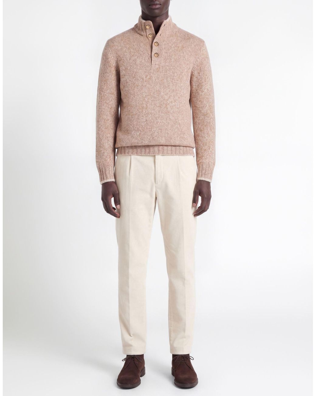 Gran Sasso Pink Sweater Virgin Wool, Geelong Wool for men