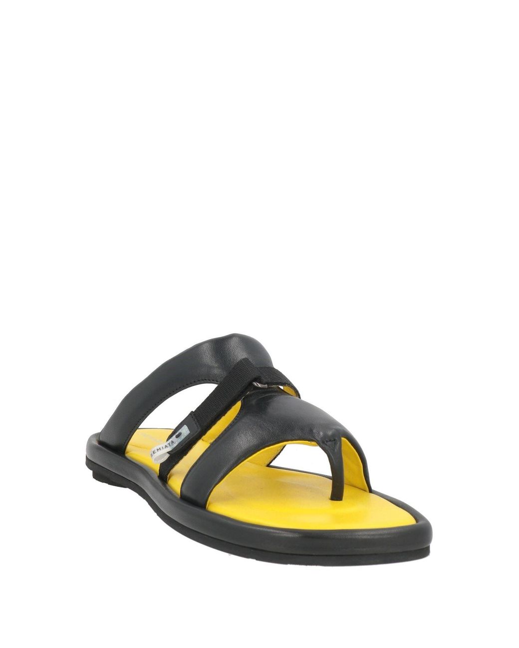 Premiata Black Thong Sandal Leather