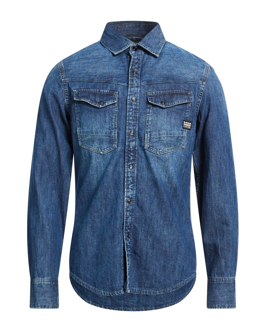 G-Star Blue Denim Shirts for men