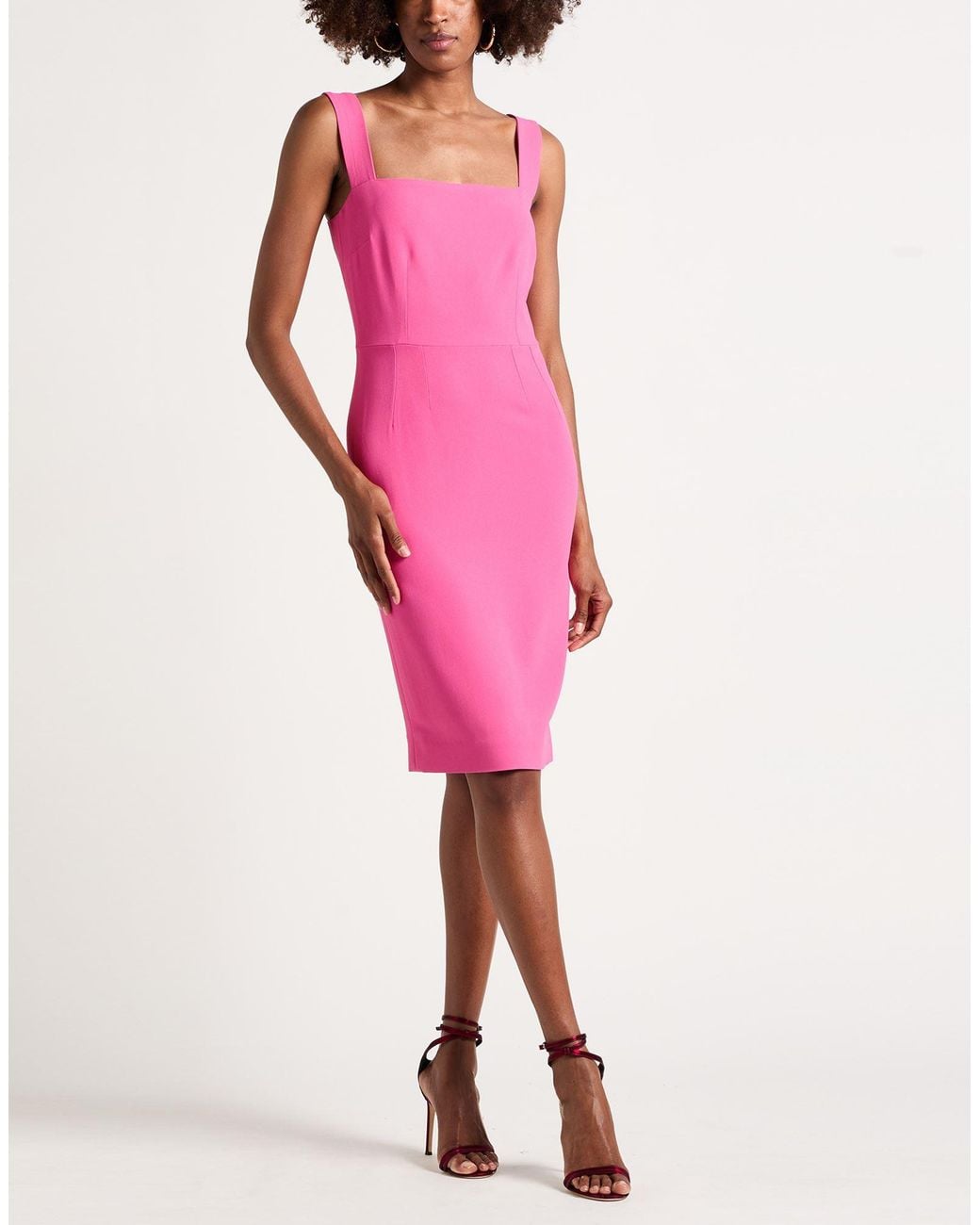 Dolce & Gabbana Pink Midi Dresses