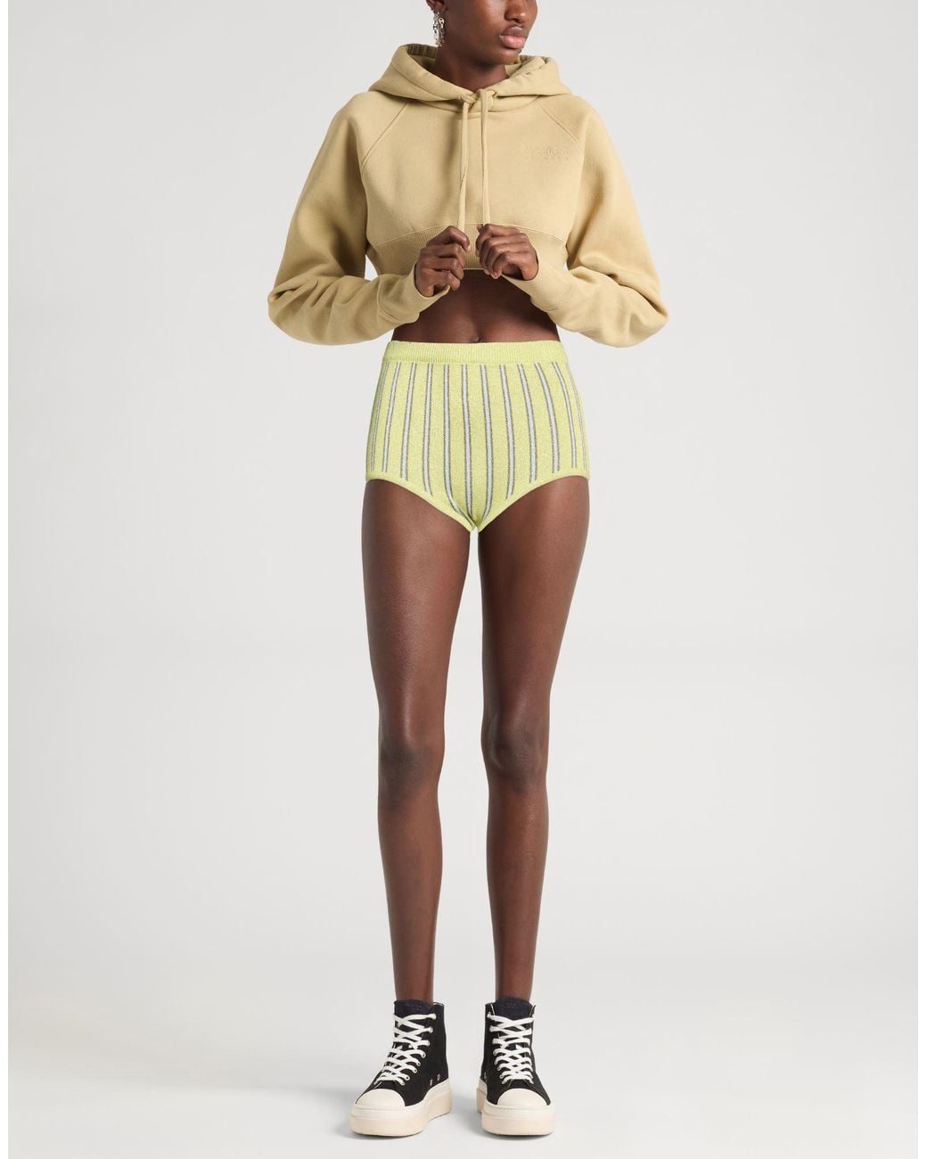 Baum und Pferdgarten Green Shorts & Bermuda Shorts Viscose, Polyamide, Elastane