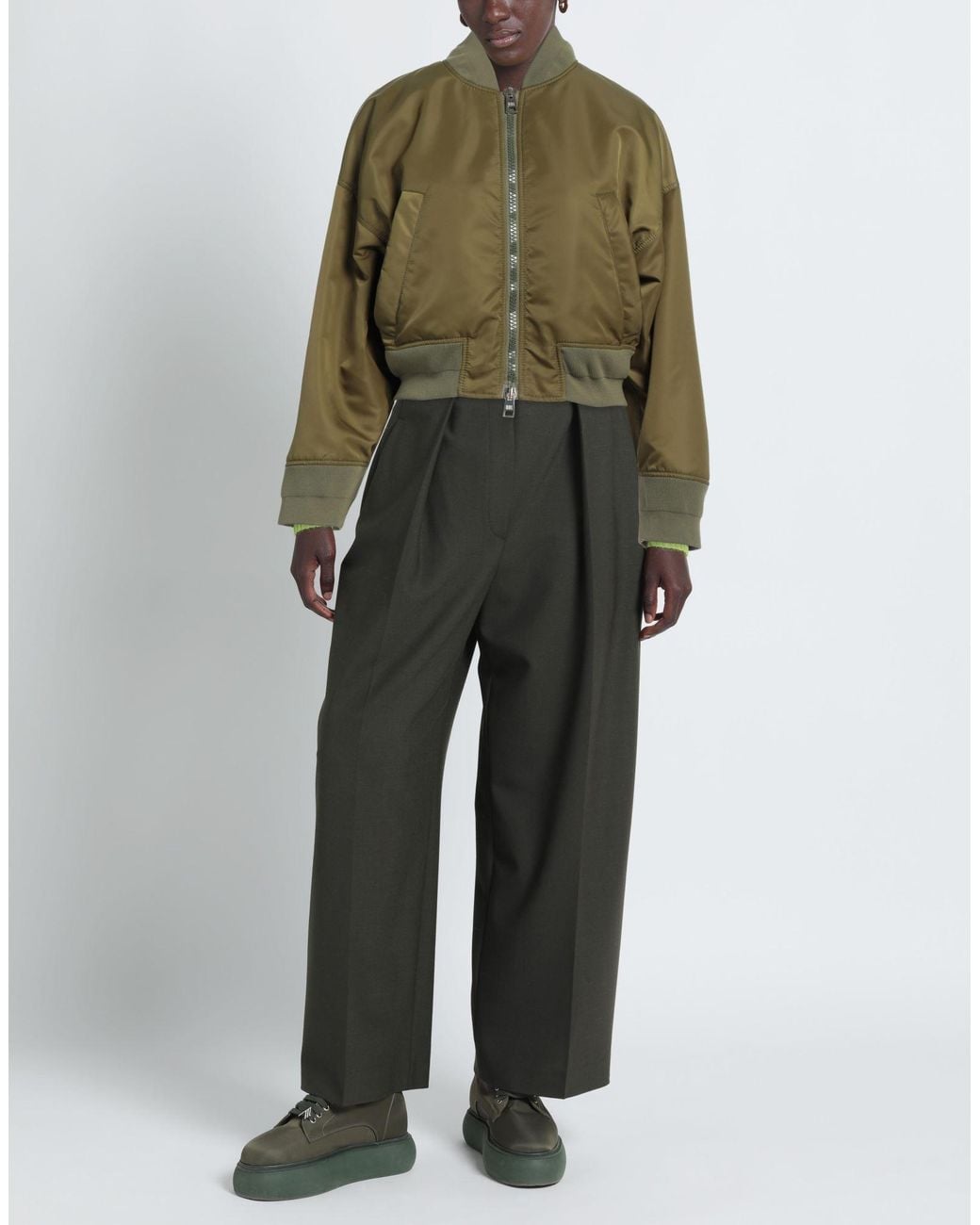 Bazar Deluxe Green Jacket Polyamide, Polyester