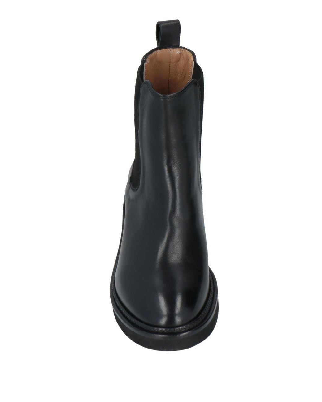 Calpierre Black Ankle Boots Leather