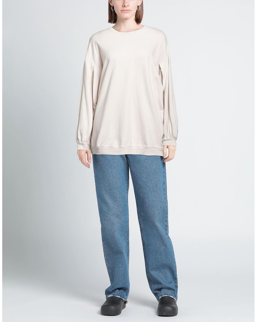 Nude White Sweatshirt