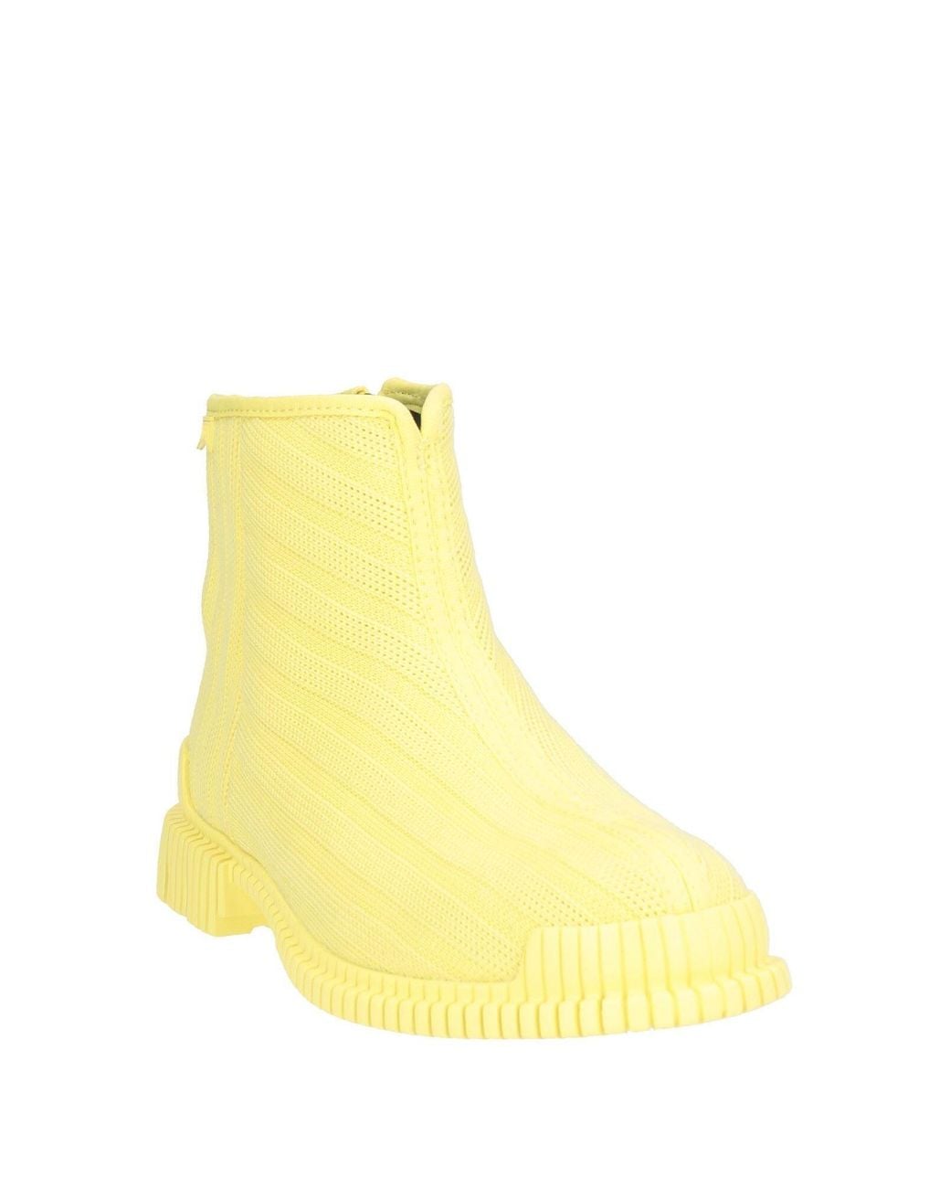 Camper Yellow Ankle Boots