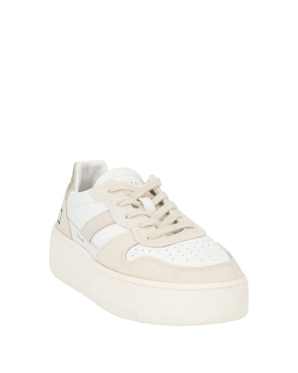 Date Natural Sneakers Leather