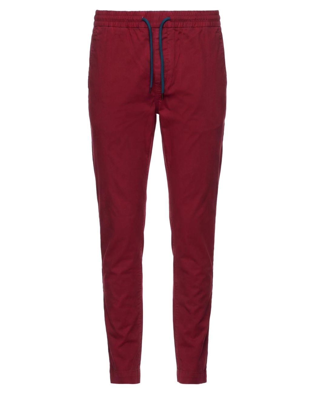 Paul Smith Red Pants Cotton, Elastane for men