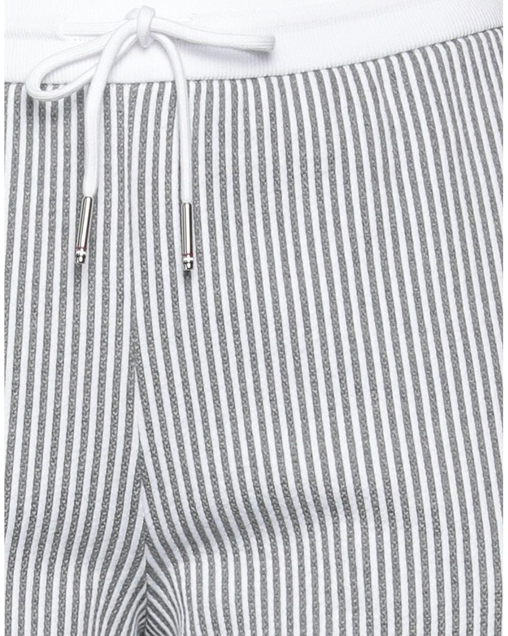 Thom Browne Gray Shorts & Bermuda Shorts Cotton, Elastane