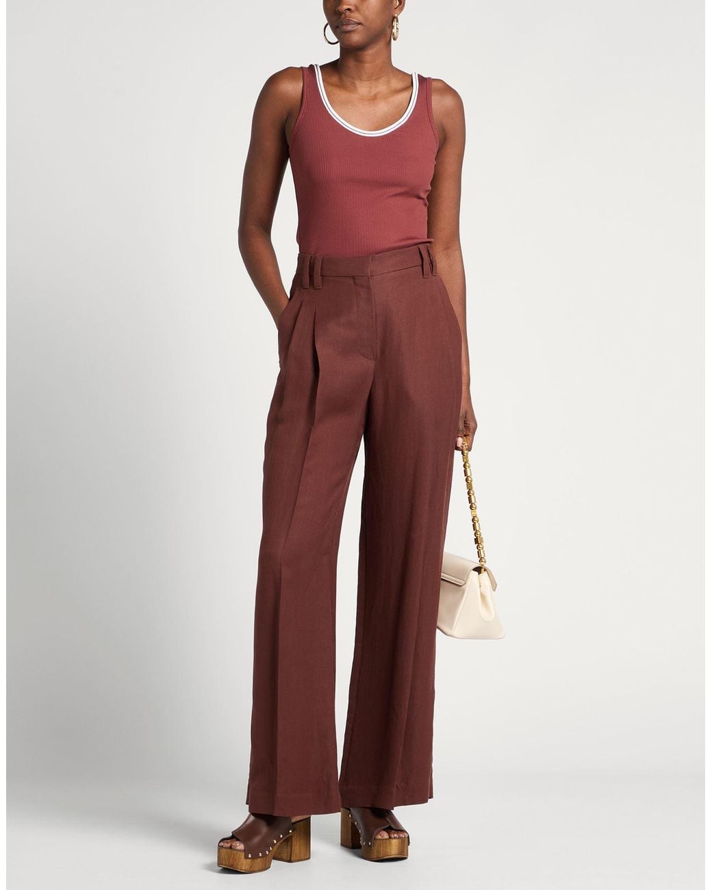 Pantalone di Brunello Cucinelli in Purple