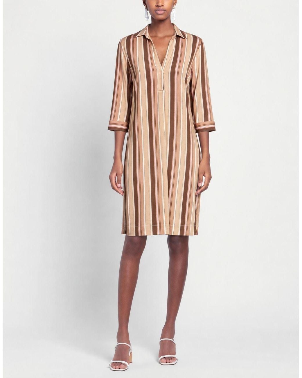 Camicettasnob Brown Midi Dress