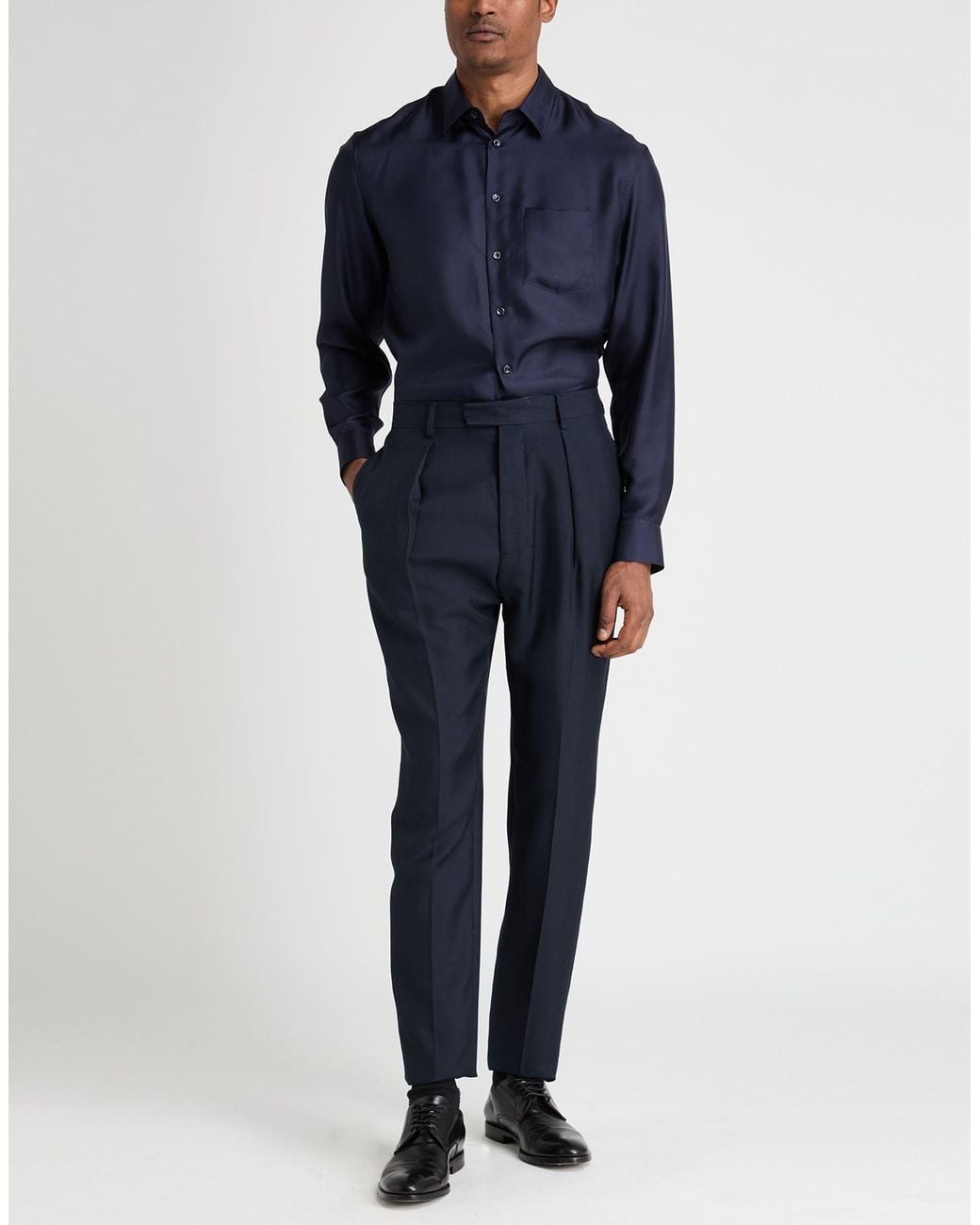 Giorgio Armani Blue Shirt for men
