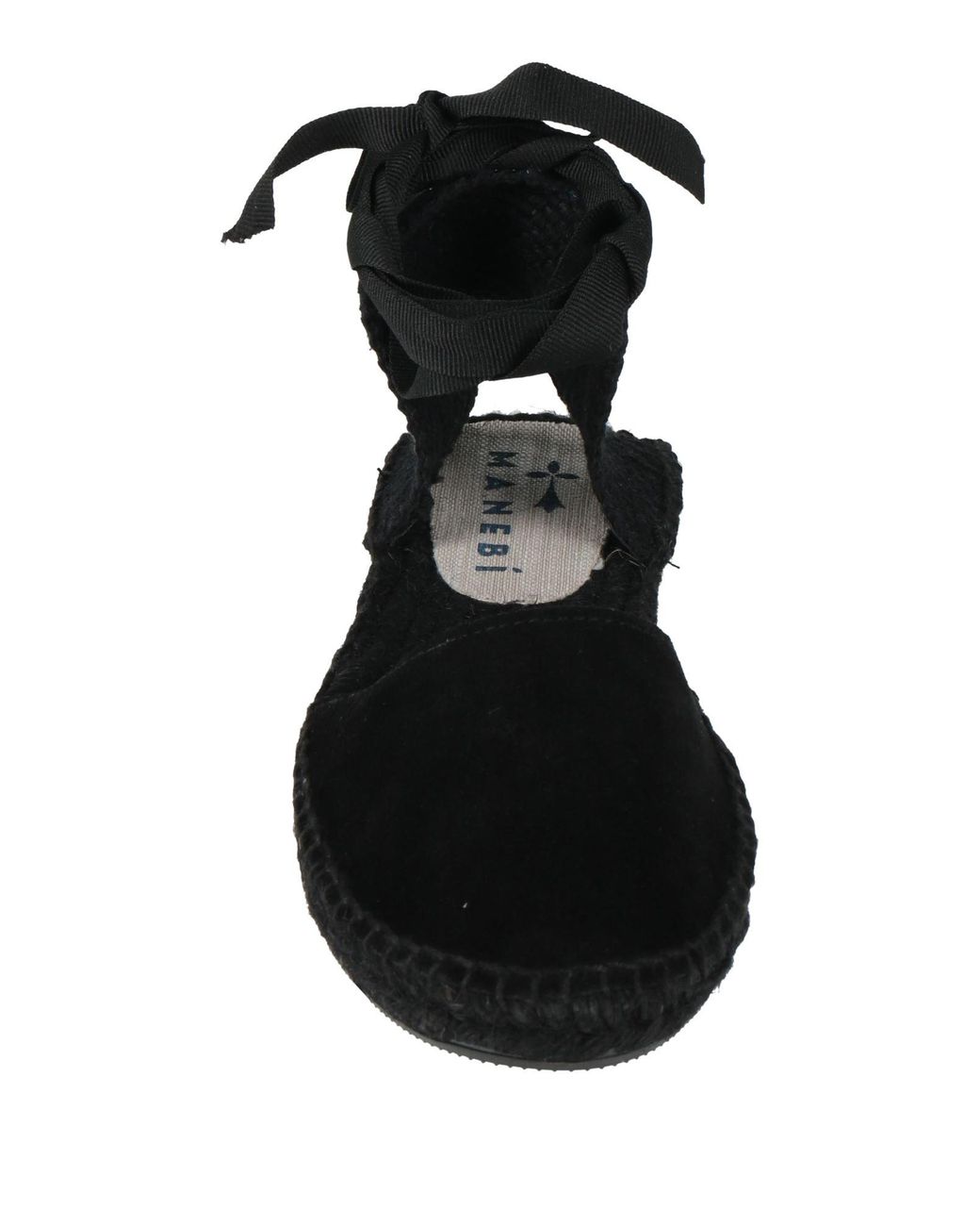 Manebí Black Espadrilles Leather