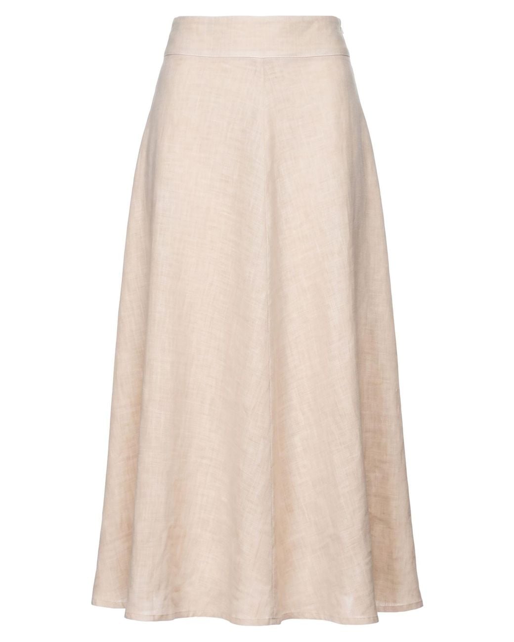 120% Lino Natural Maxi Skirt Linen