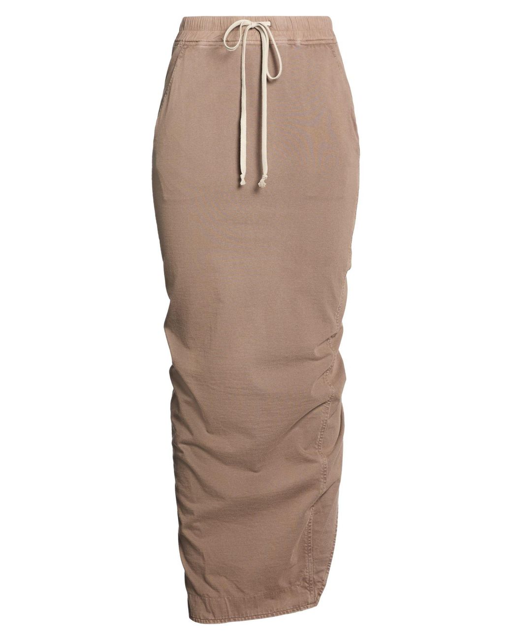 Rick Owens Brown Maxi Skirt