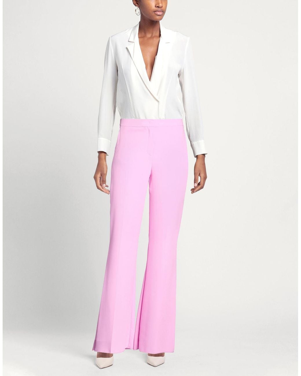 Camilla Pink Pants Polyester, Elastane