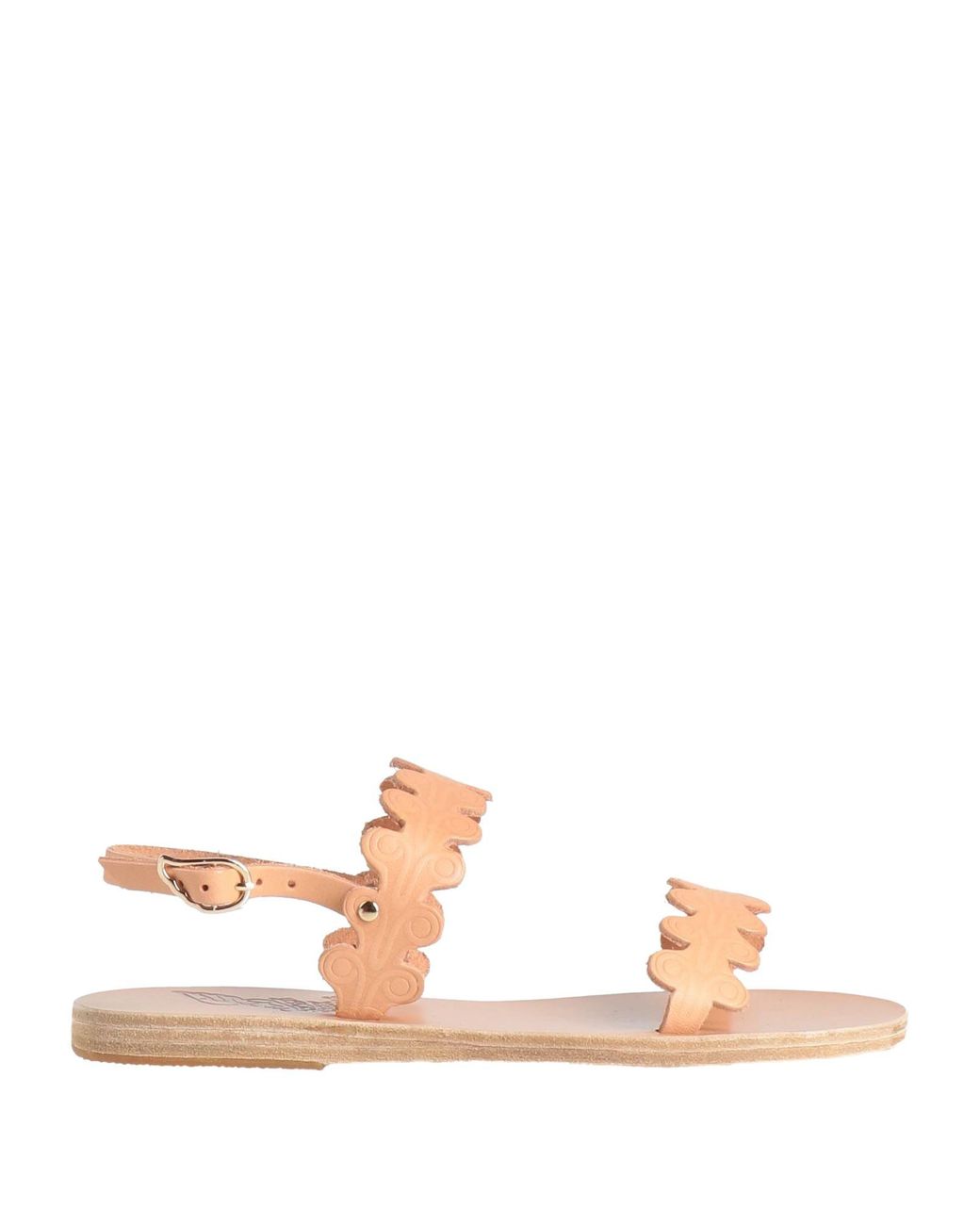 Ancient Greek Sandals Pink Sandals Cowhide