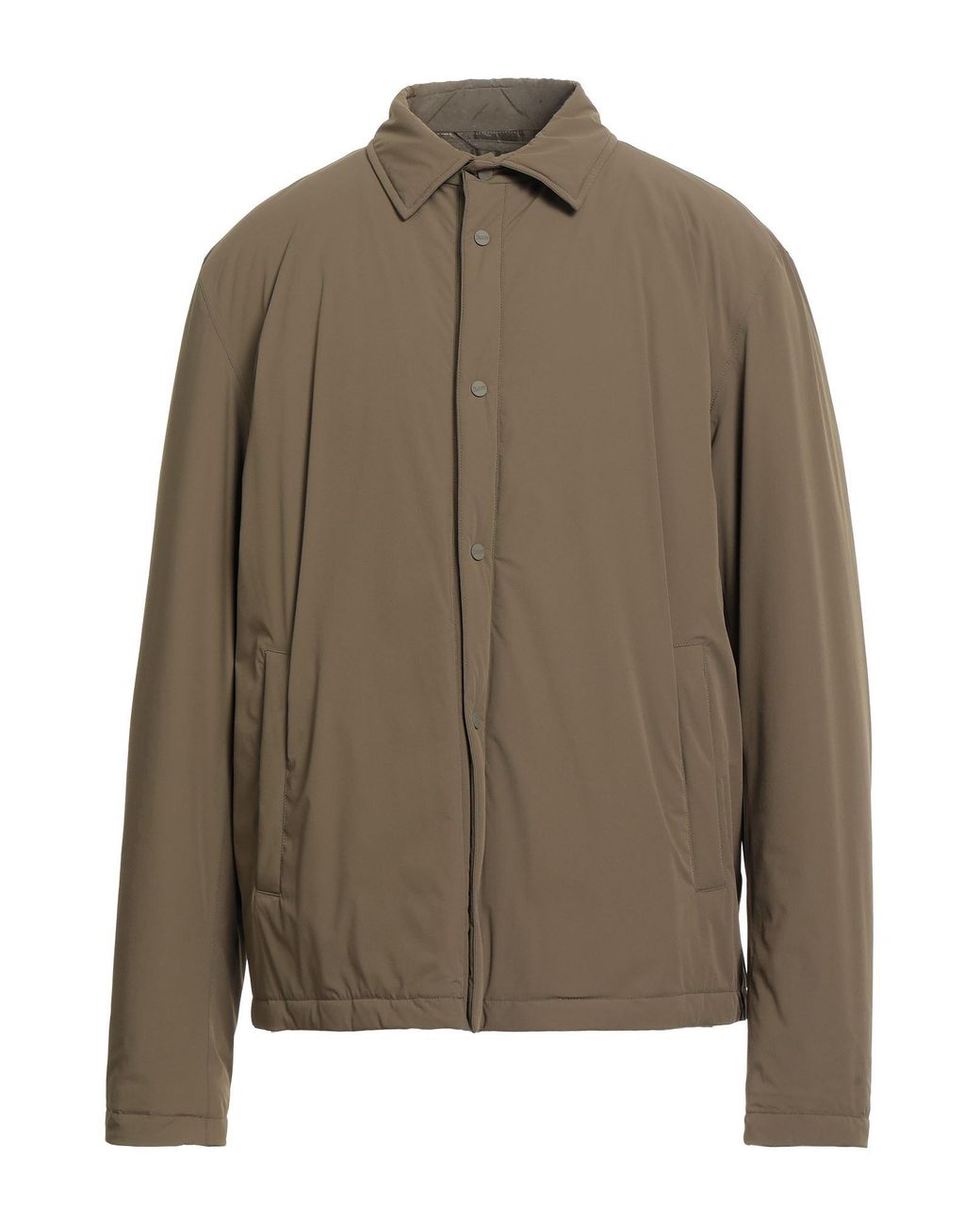 Herno Brown Military Jacket Polyamide, Elastane, Polyurethane for men