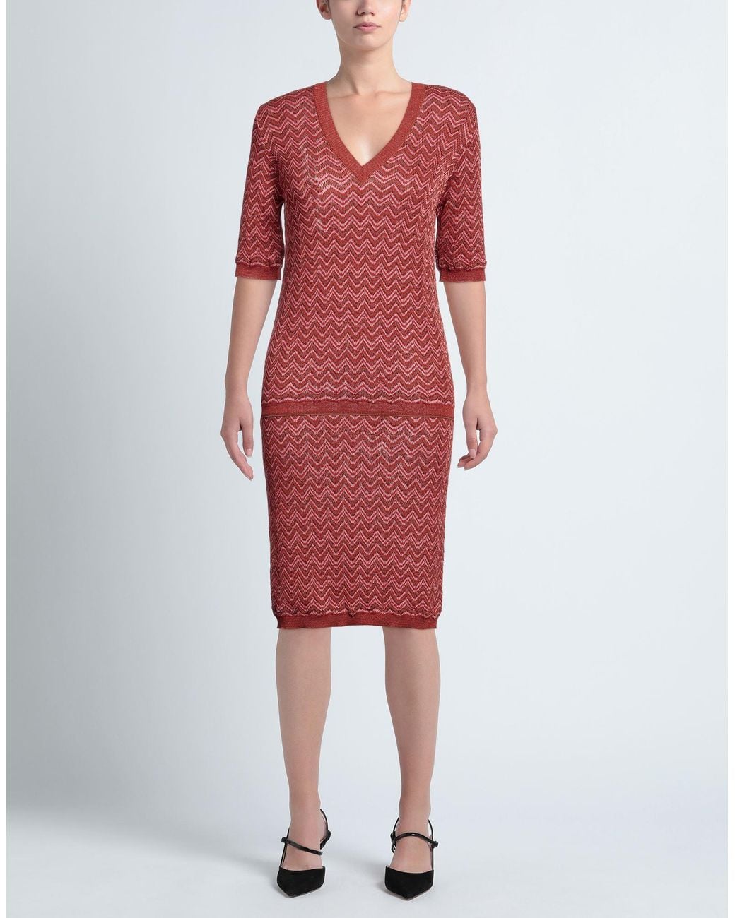Missoni Red Midi Dress