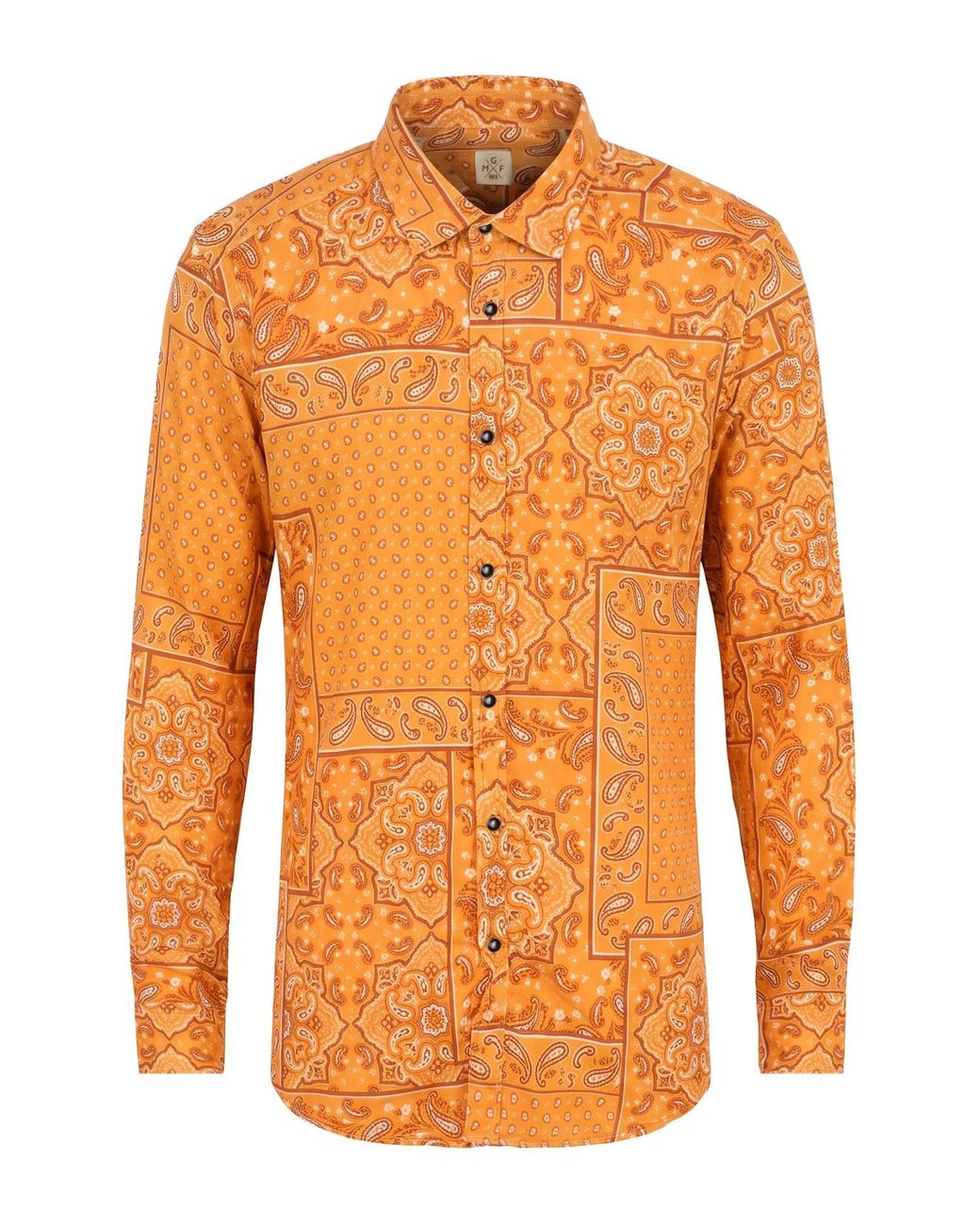 GMF 965 Orange Shirt Cotton for men