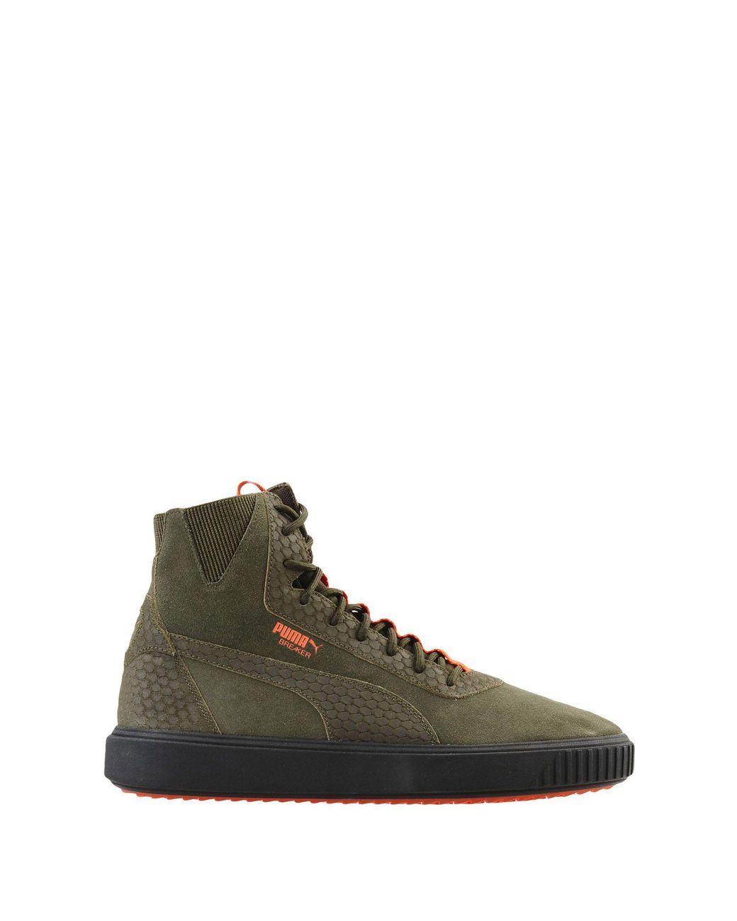 PUMA Suede High-tops & Sneakers in Military Green (Green) for Men ...