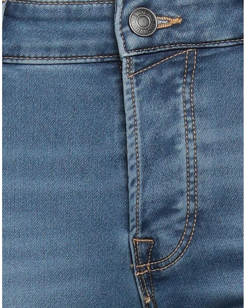 Jack & Jones Blue Jeans Cotton, Polyester, Viscose, Elastane for men