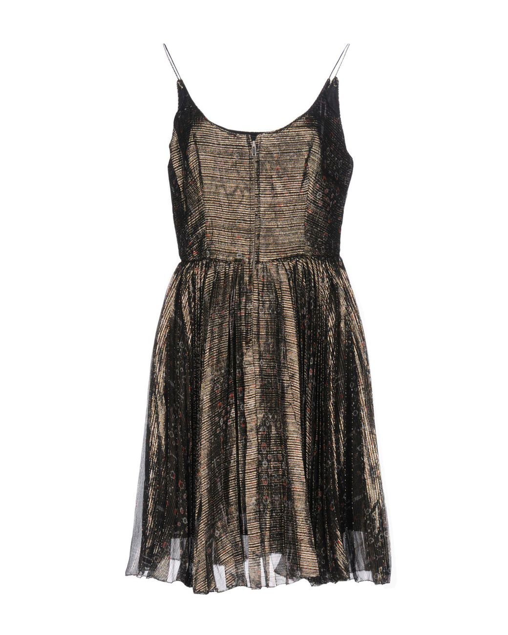 Isabel Marant Silk Short Dress in Black - Lyst