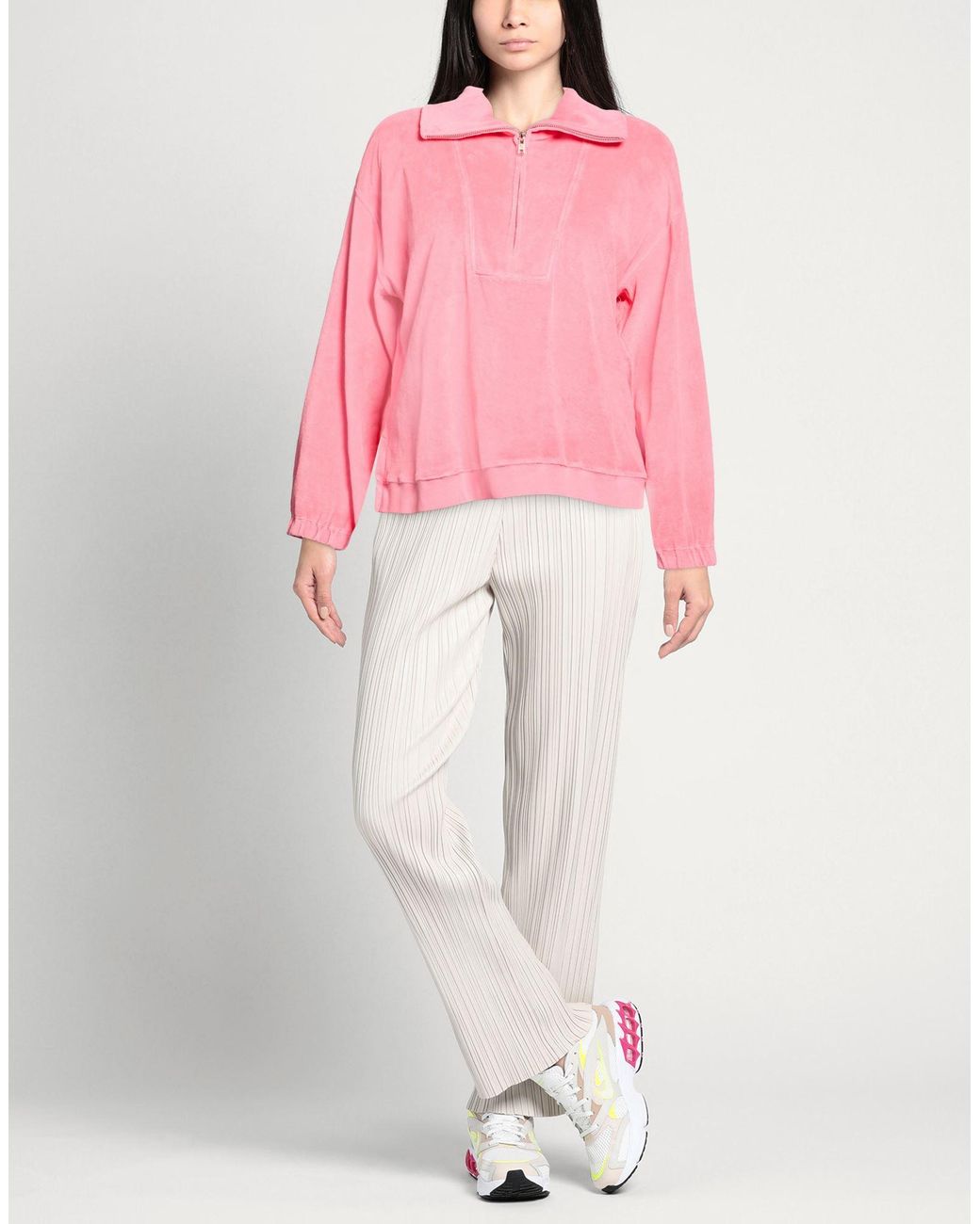 Xirena Pink Sweatshirt Cotton, Polyester