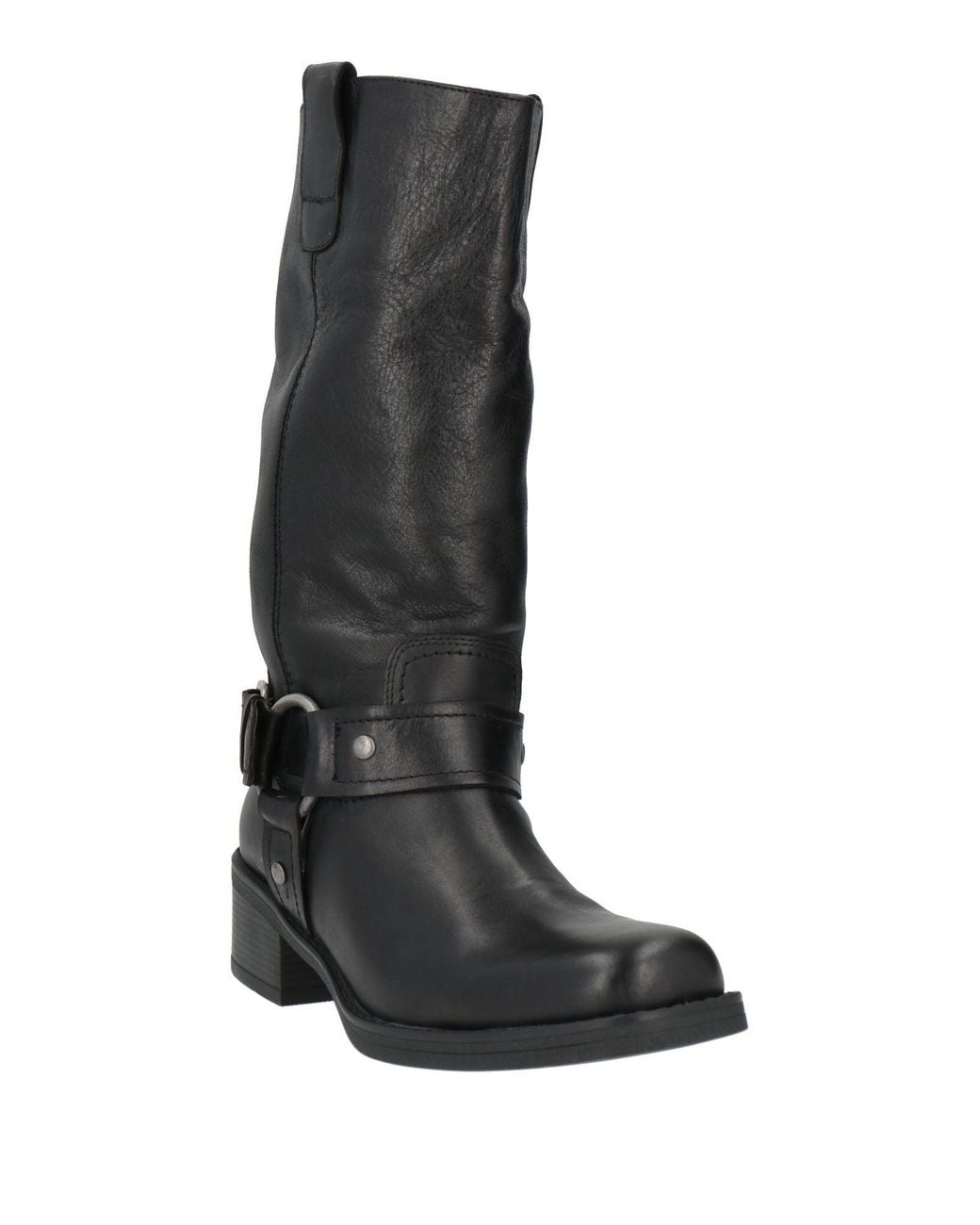 SOFIA MARE Black Boot Leather