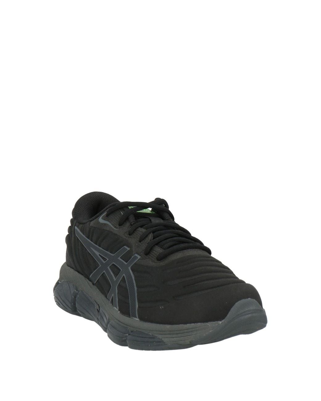 Asics Black Sneakers Textile Fibers