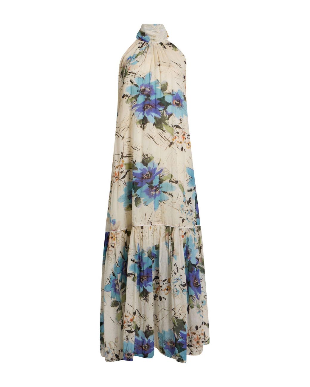ALESSIA SANTI White Maxi Dress Cotton
