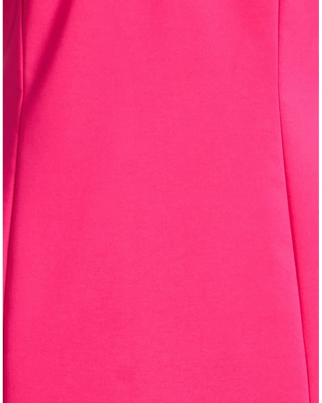 D.exterior Pink Midi Dress Polyester, Elastane