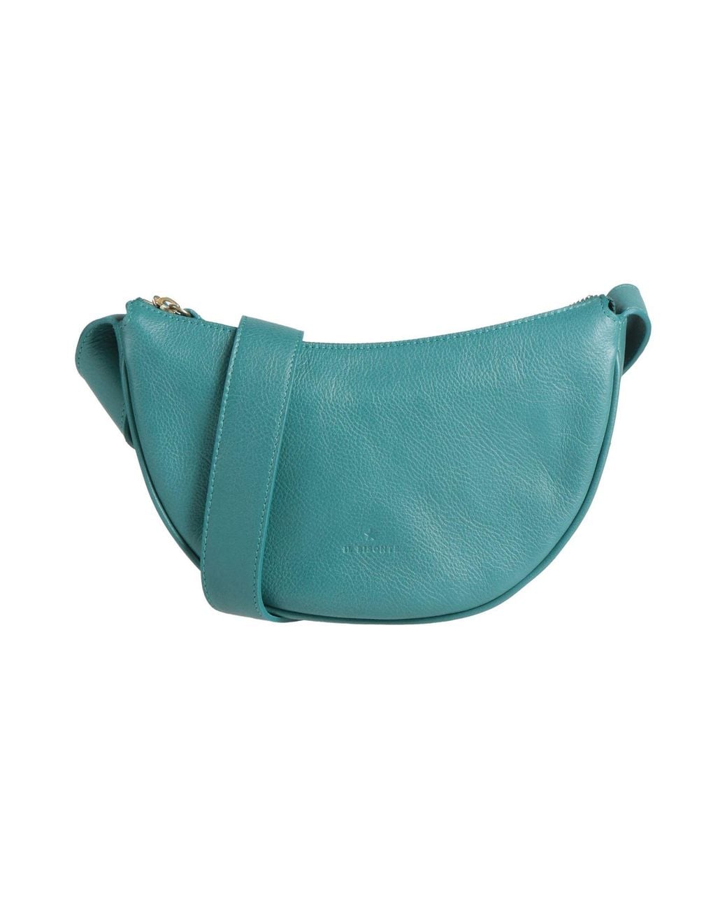 Il Bisonte Blue Emerald Cross-Body Bag Leather