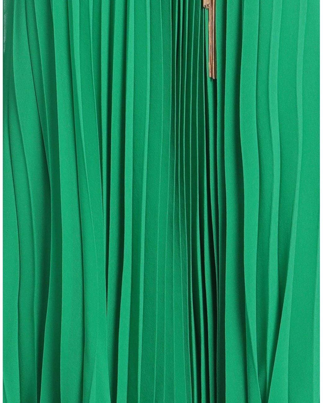SIMONA CORSELLINI Green Mini Dress Polyester