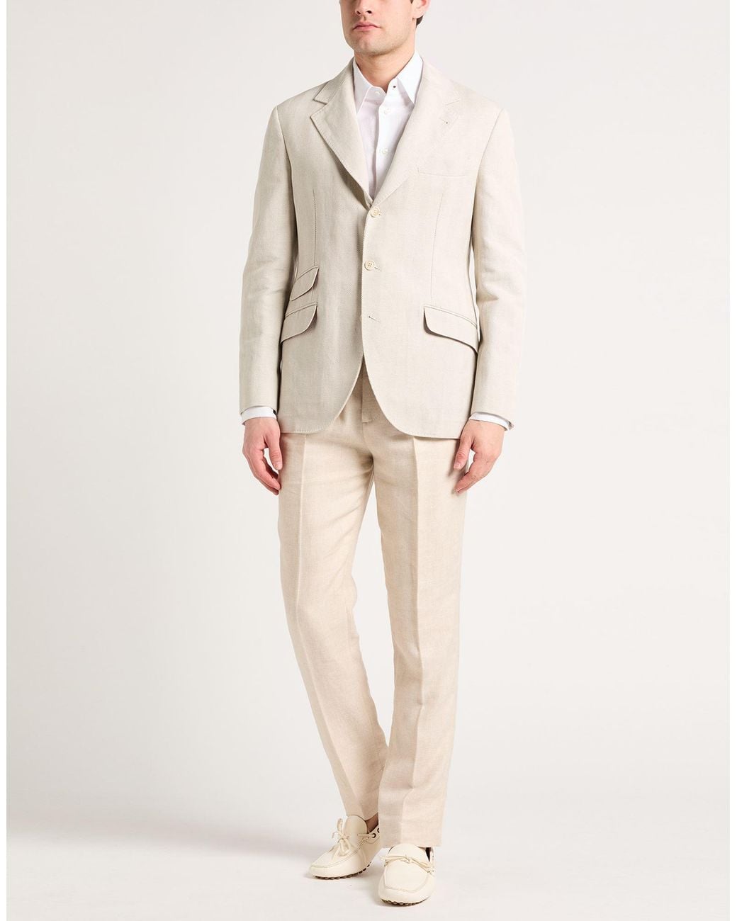 Brunello Cucinelli Natural Blazer for men