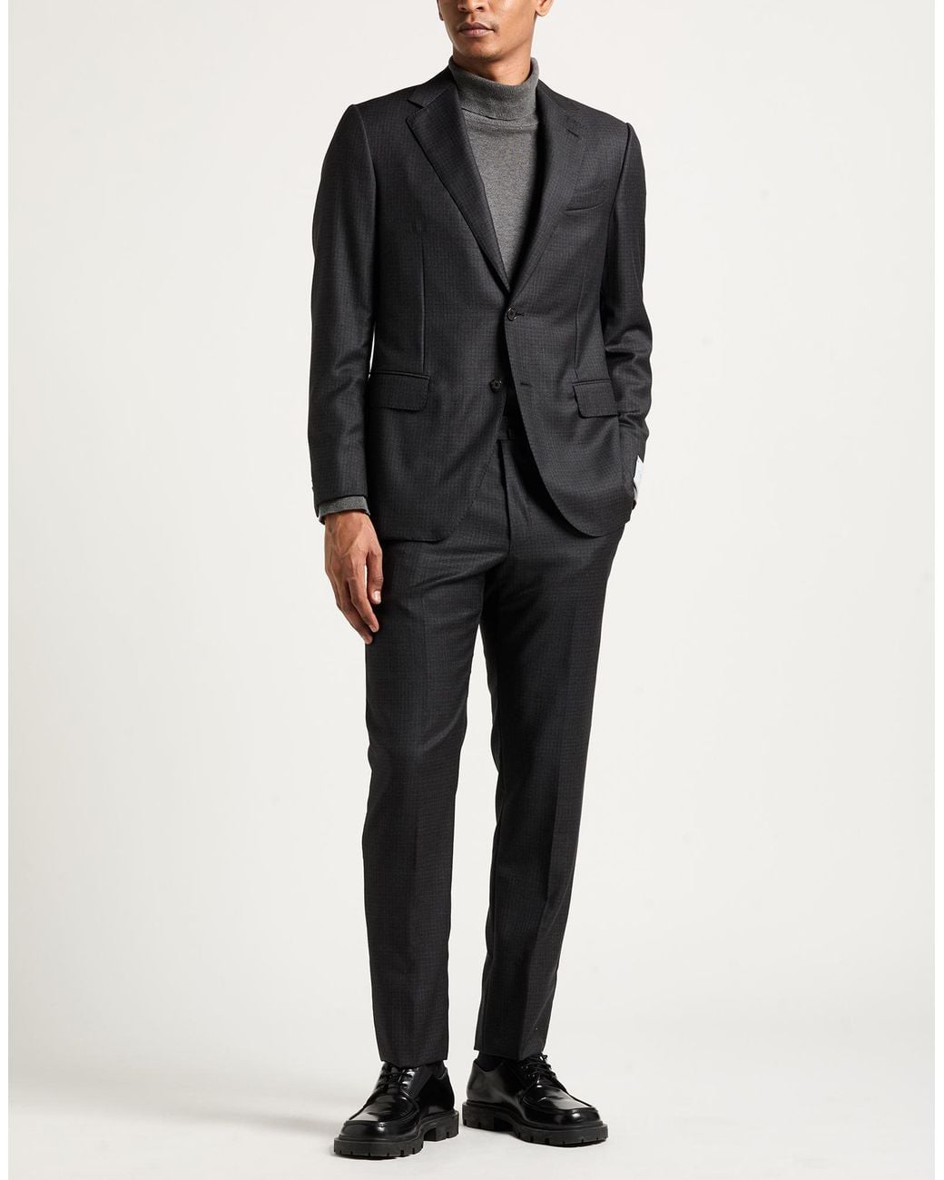 Caruso Black Suit for men